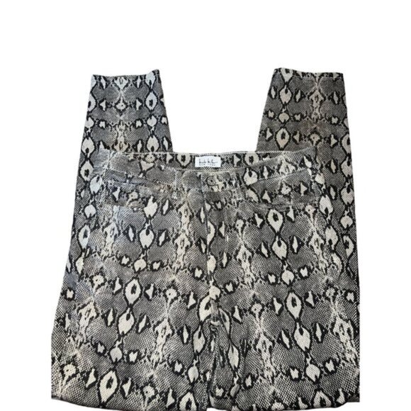 Nicole Miller of New York Snake Skin Design SOHO High Rise Skinny Pants Size 8 - Picture 5 of 9